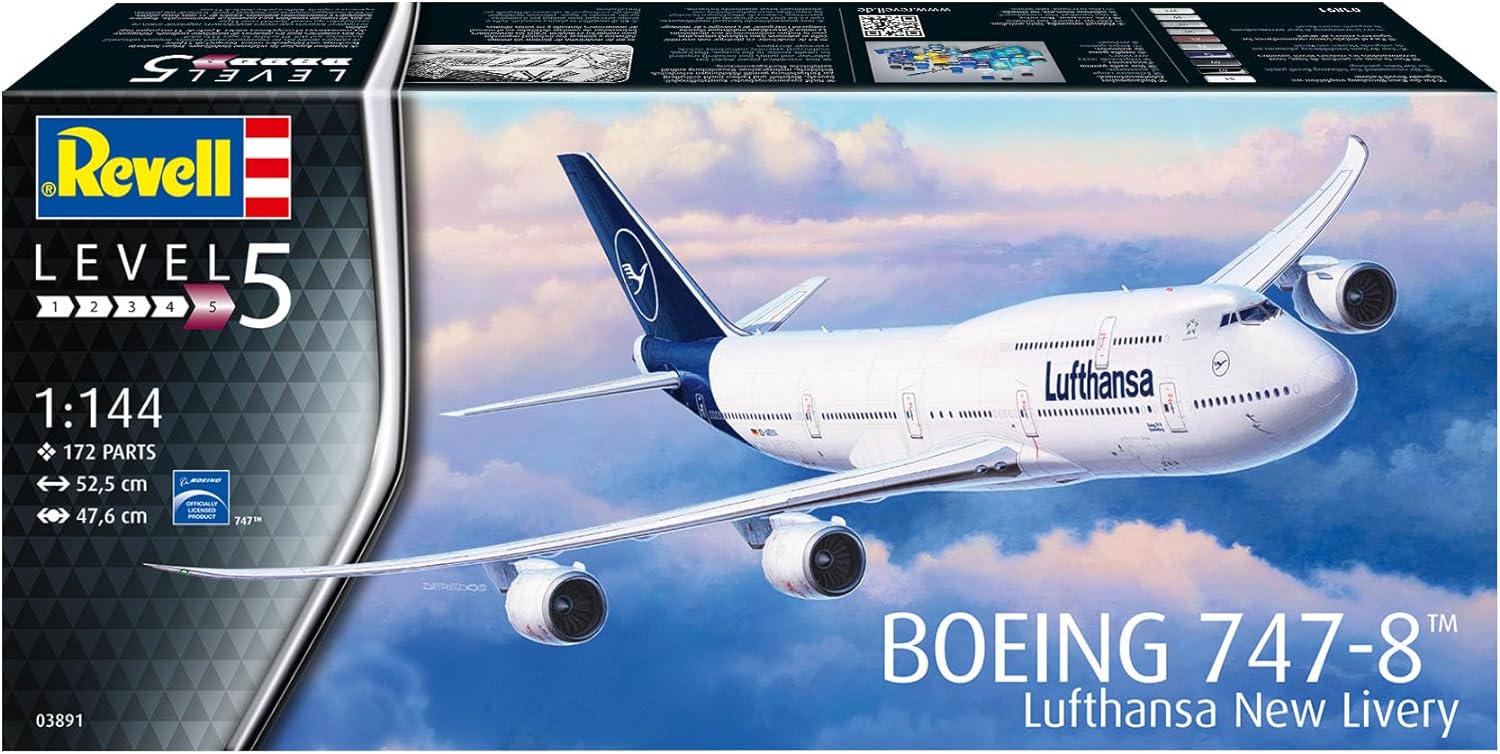 Revell 1/144 Boeing 747-8 Lufthansa New Livery